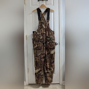 Remington Mens RN#52469 Lined Camo Hunting Suspender Overalls Bibs SZ  M